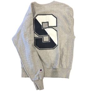 Penn State Champion Sweatshit Grey and Blue Back Design